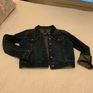 Gap Dark wash jean jacket size L